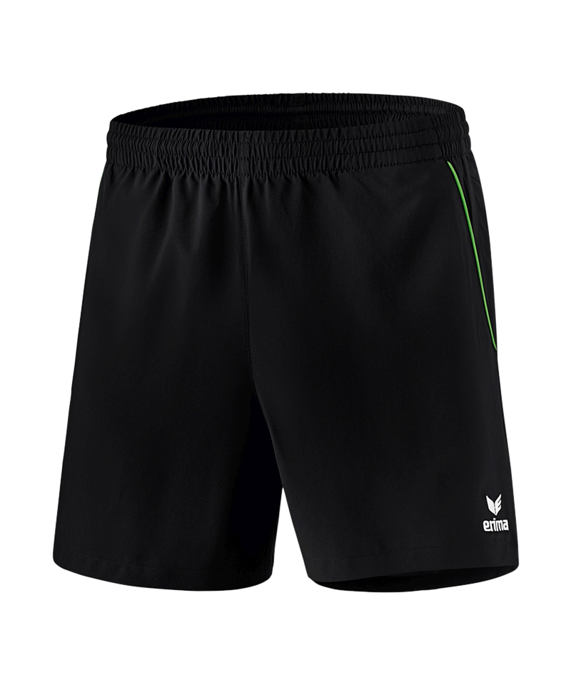Erima Tischtennis Short Schwarz Grün