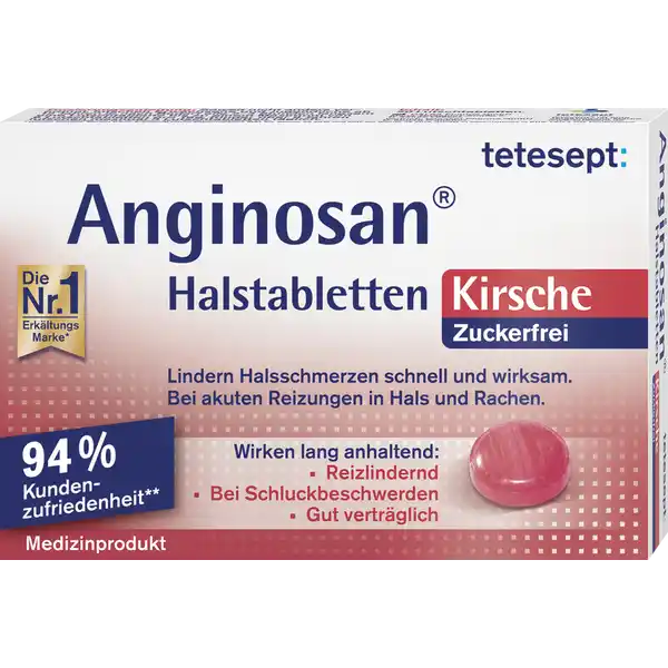 Anginosan Halstabletten Kirsche zuckerfrei