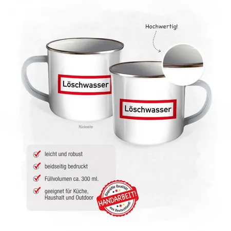 Trötsch Emaillebecher 