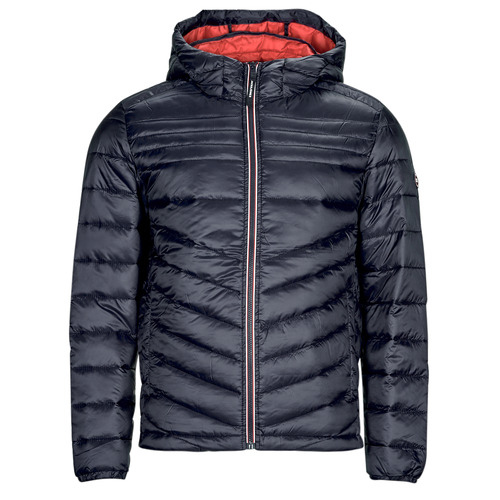 Jack & Jones - JJEFLY PUFFER HOOD - Marine