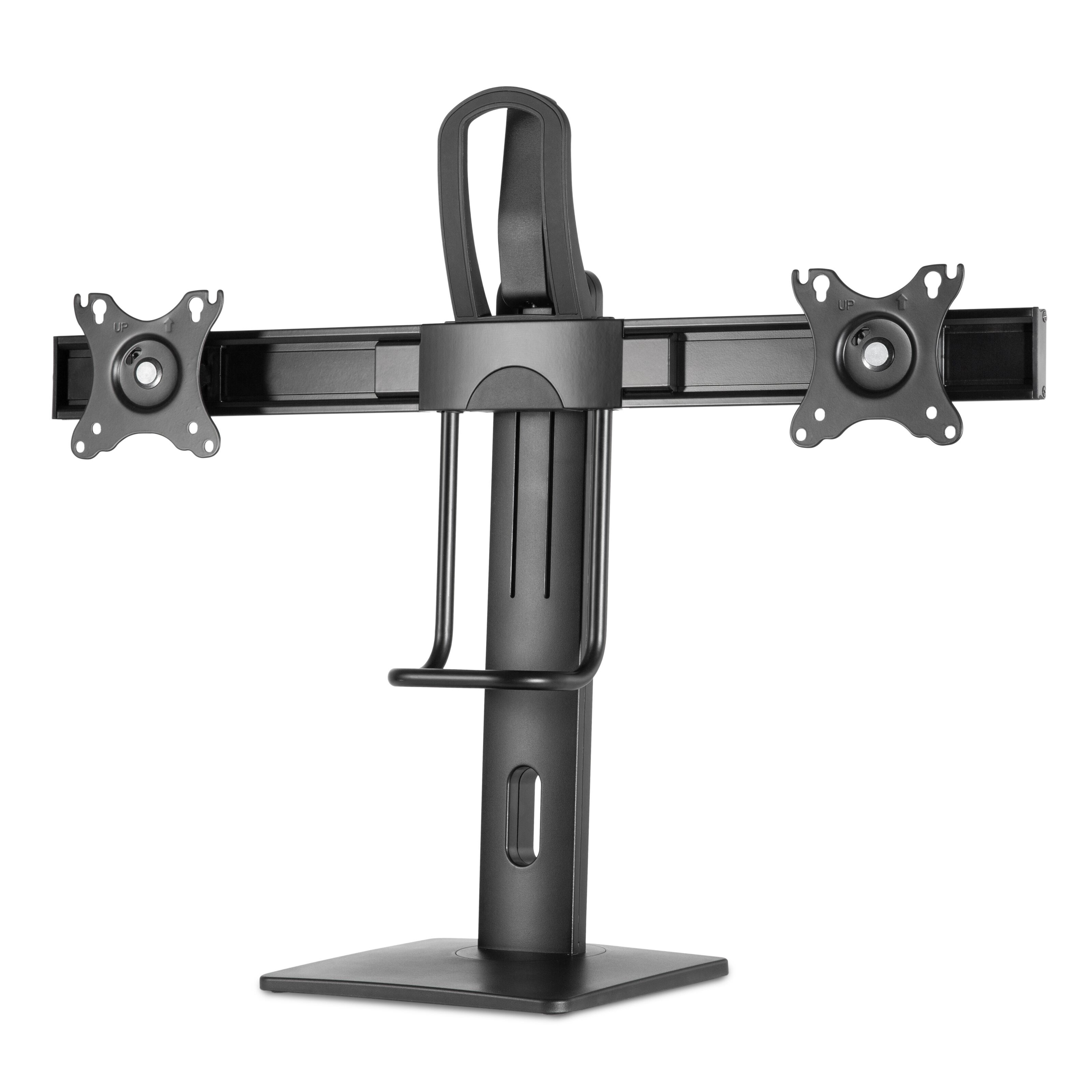 Plexgear Justerbart skjermstativ for 2 skjermer 17–27