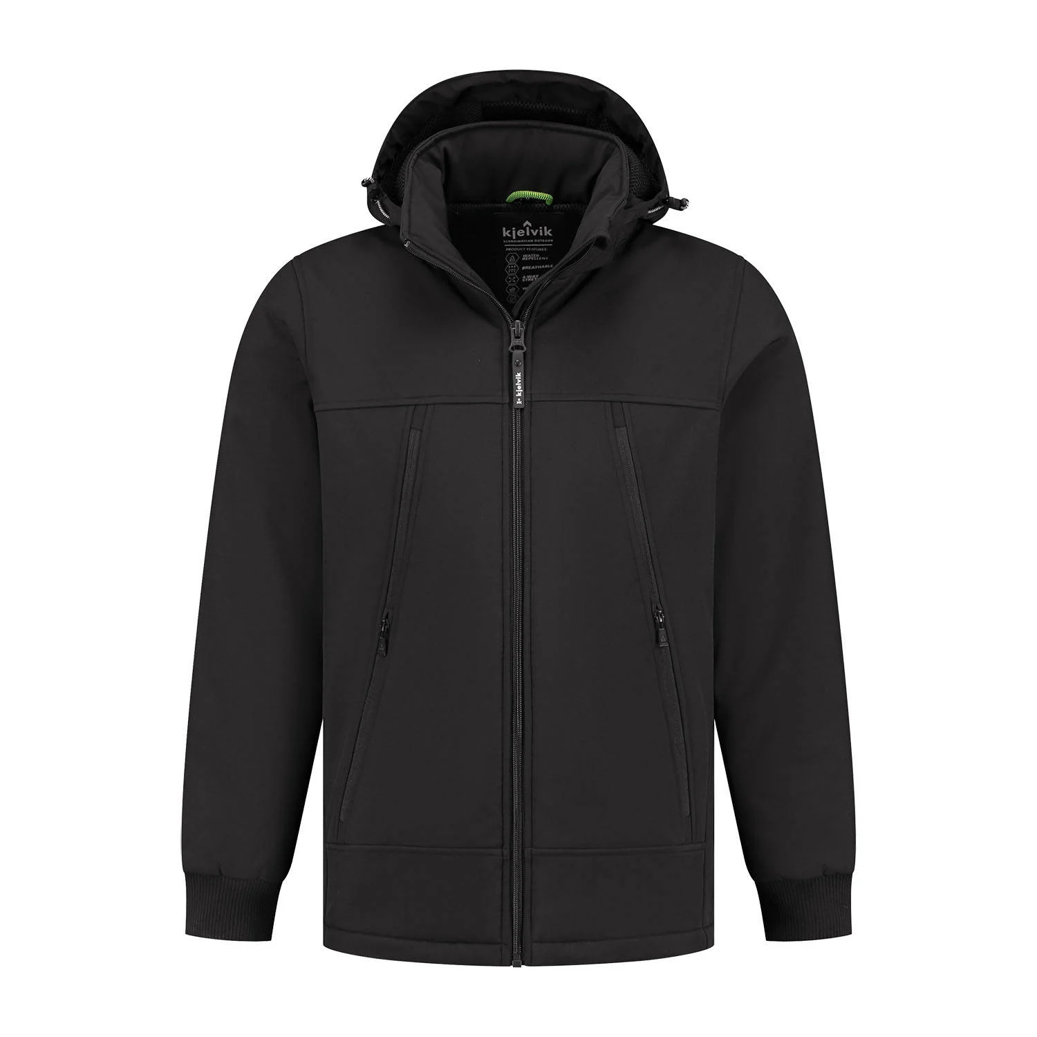 Kjelvik outdoor jas Bente zwart
