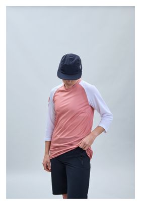 Maillot Manches 3/4 Femme Poc MTB Pure Rose/Blanc