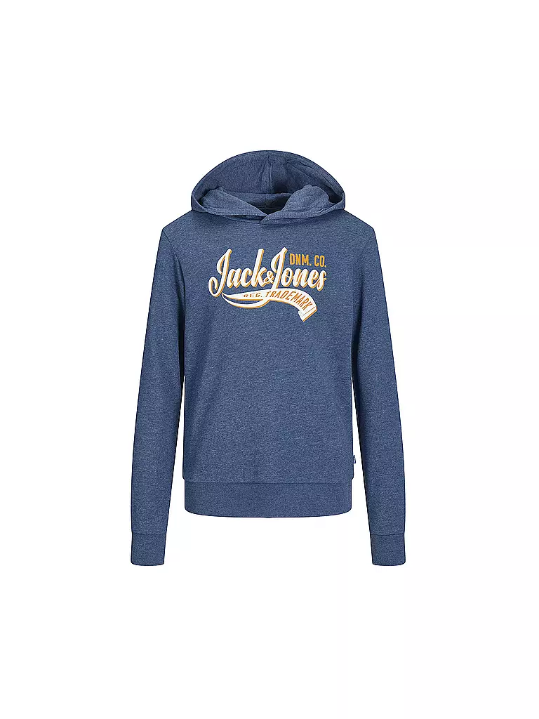 JACK & JONES Jungen Kapuzensweater - Hoodie JJELOGO dunkelblau