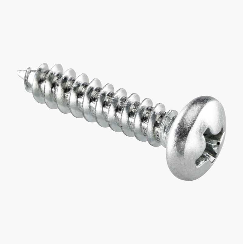 Metallskrue, kulehode 4,2 x 19 mm, 100 stk.