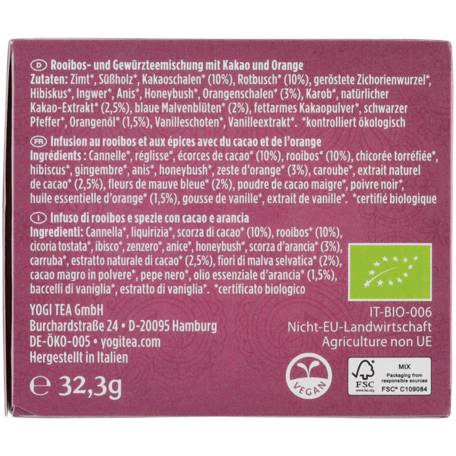 Yogi Tea Bio Seelenbalsam 17 Beutel