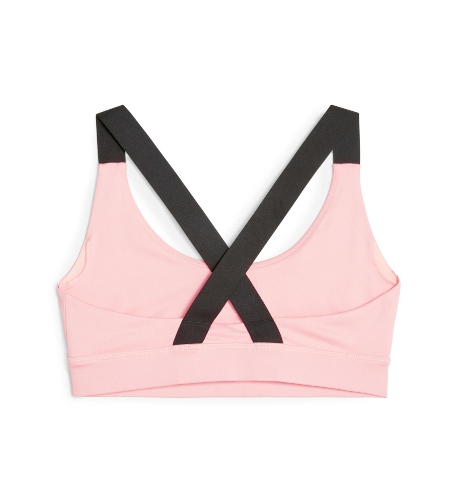 Sutiã de treino Puma Fit Mid Impact, rosa