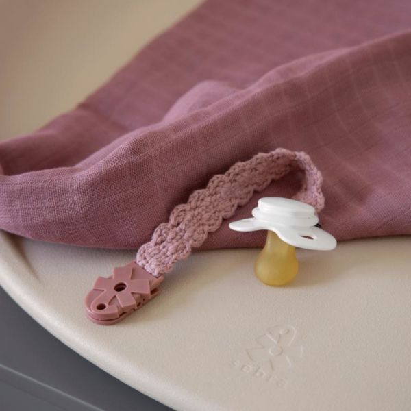 Sebra Speenkoord Blossom Pink