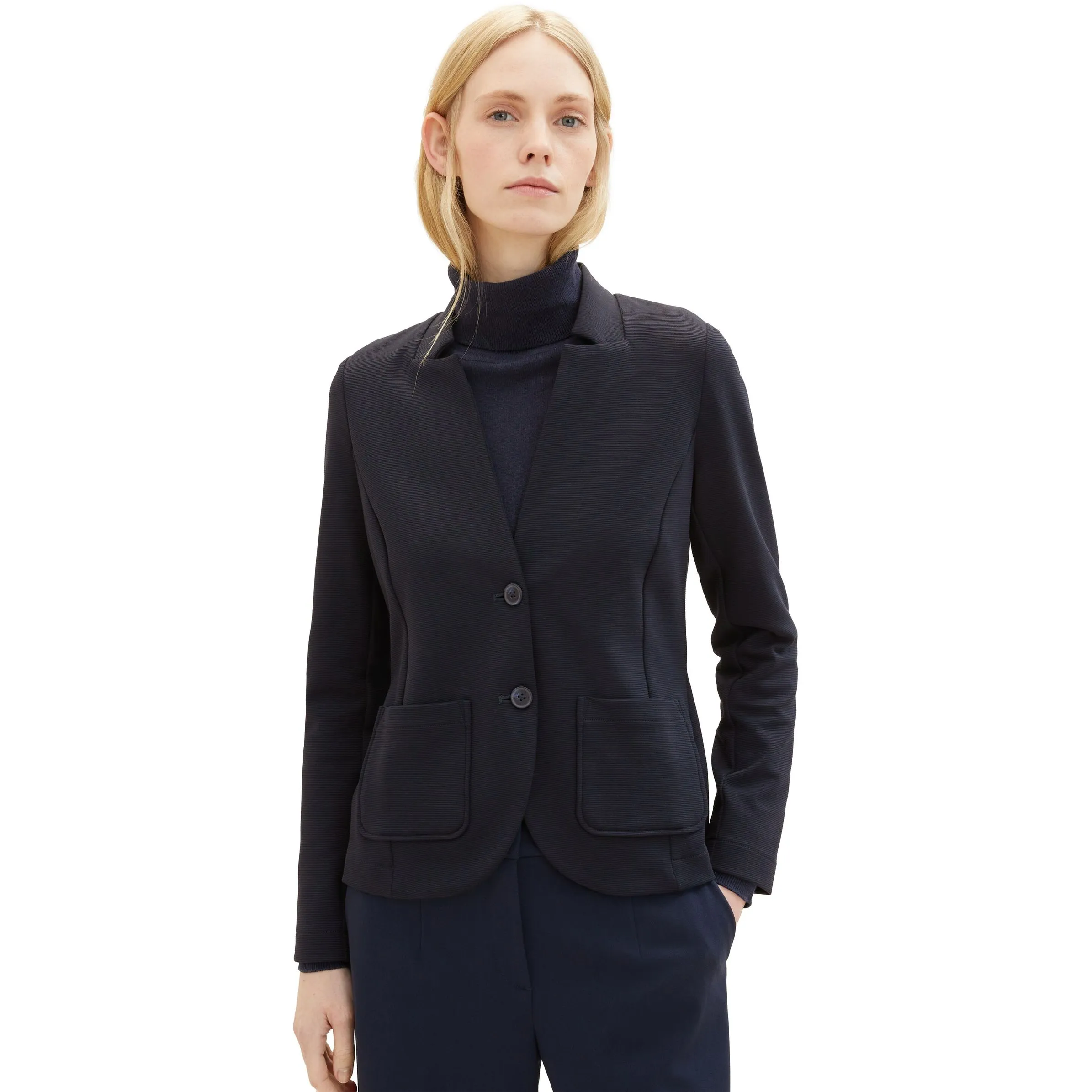 Damen Blazer in Ottoman Ripp