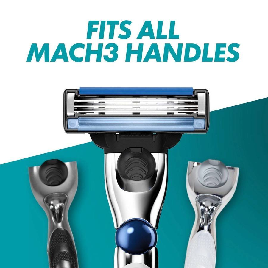 Gillette Mach3 Turbo Men’s Razor Blade Refills 8pcs