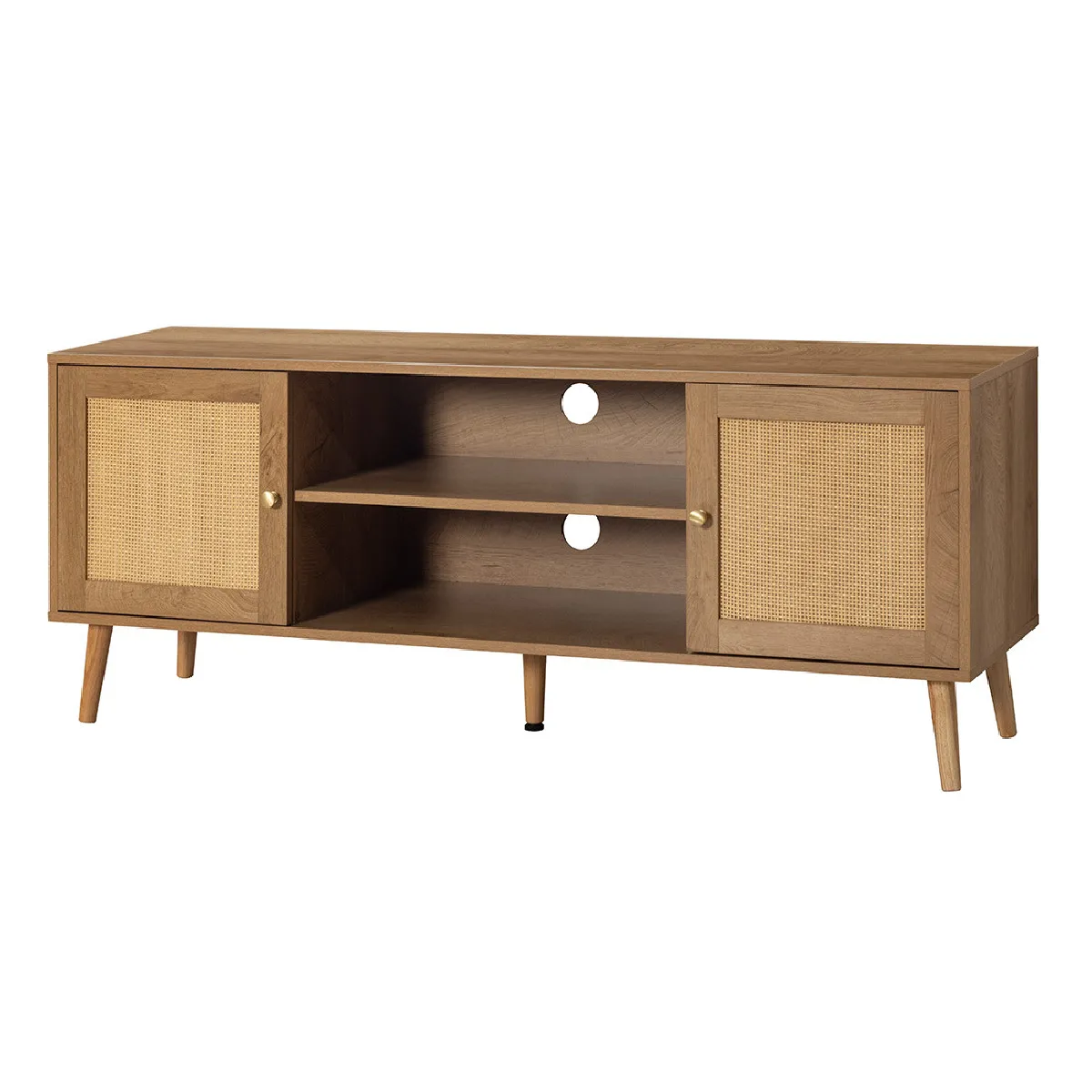 BESTMOBILIER Goto - Meuble TV - Bois
