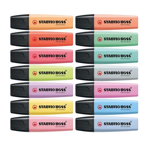STABILO® BOSS® ORIGINAL Pastell Textmarker, Tischset