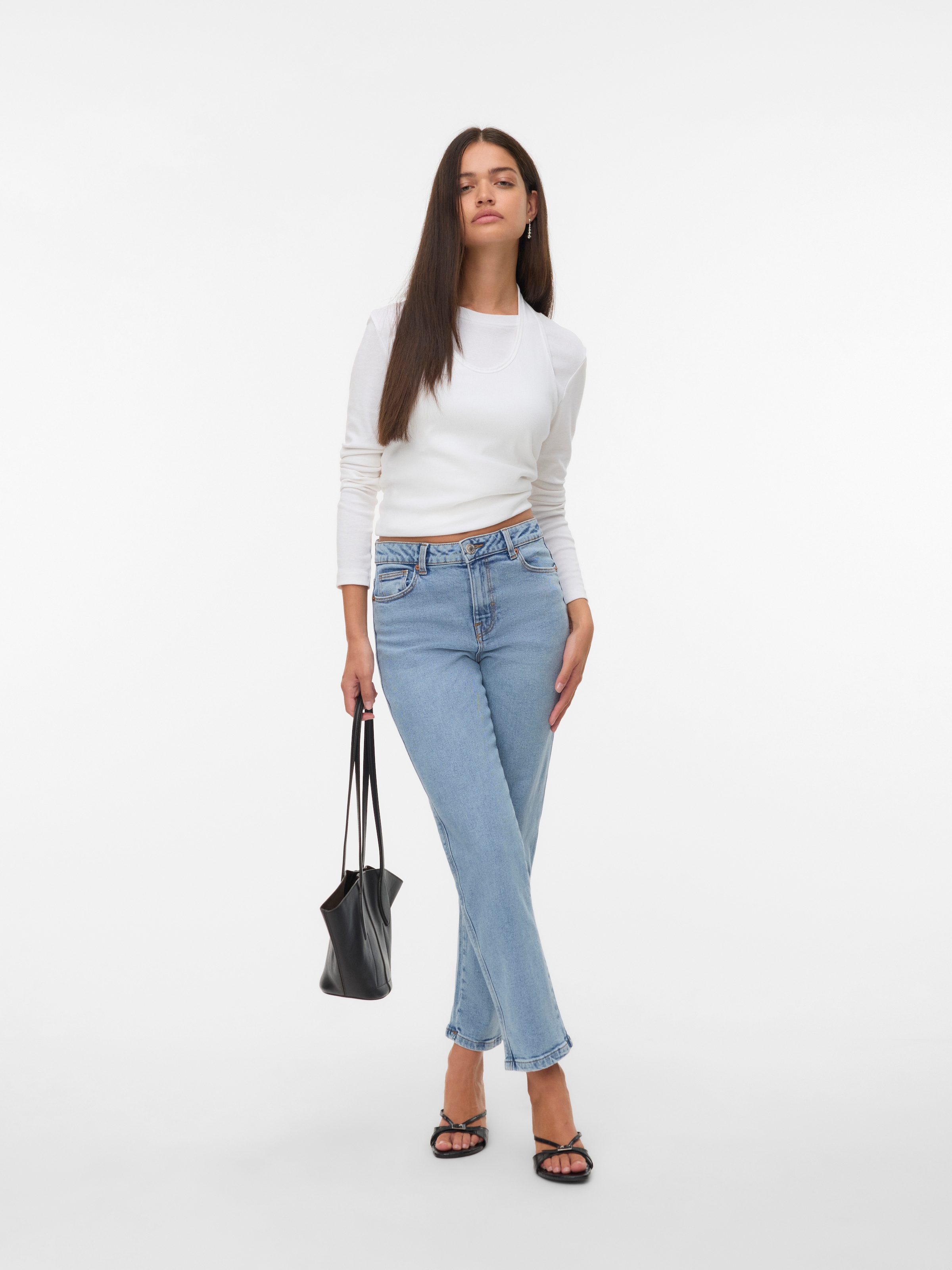 Vero Moda Gerade Jeans »VMAMARA MR SLIM STRAIGHT ANK VI3512 NOOS«