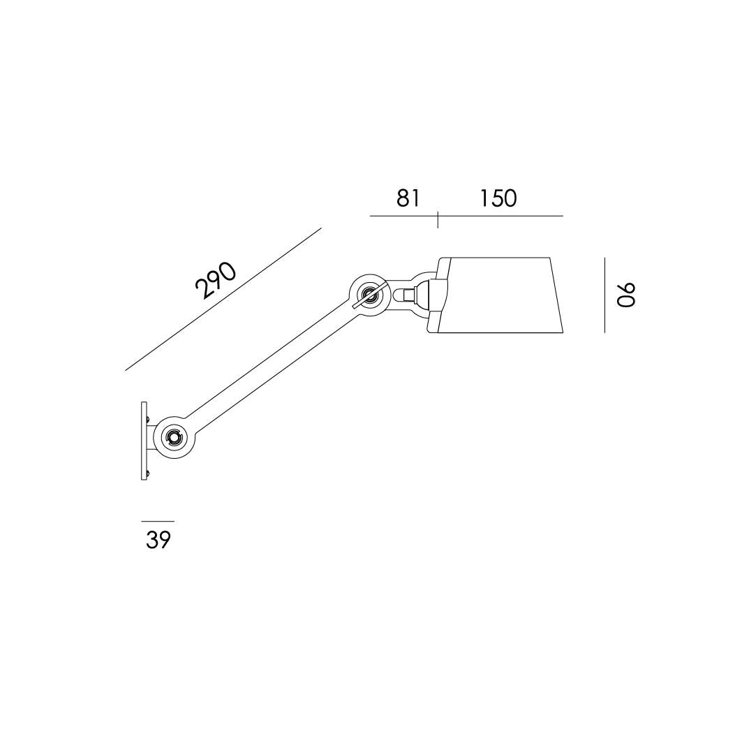 Bolt Sidefit wandlamp install Flux Green