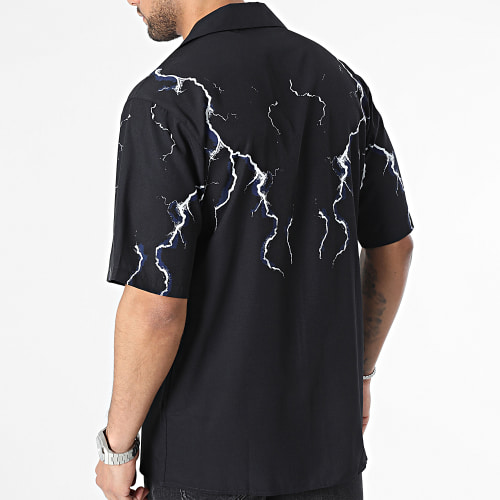 Chemise Manches Courtes Noir