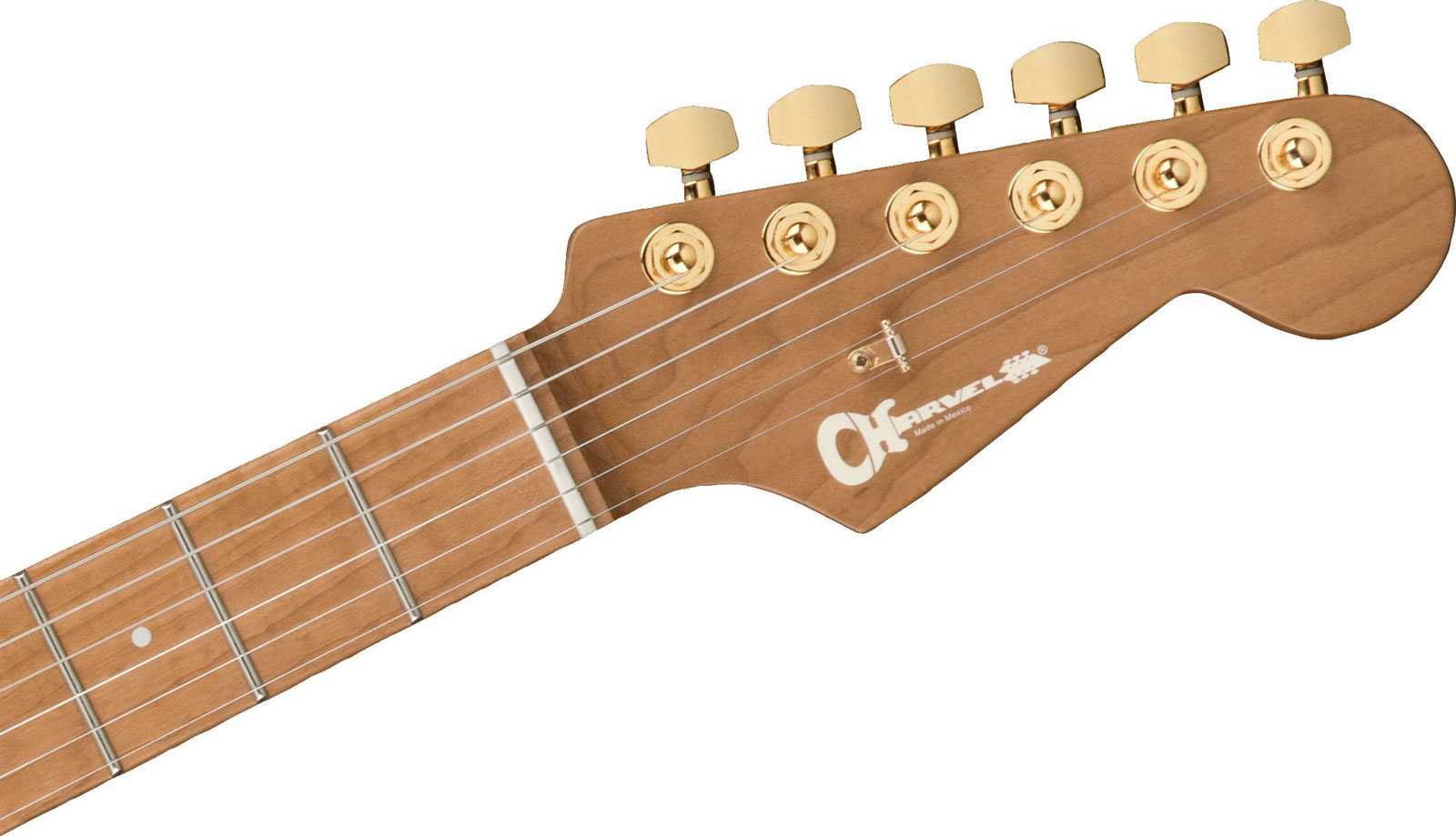 Charvel Pro-Mod Dk22 Sss 2Pt Cm Mahogany With Walnut Caramelized Mn Natural - Forme ST