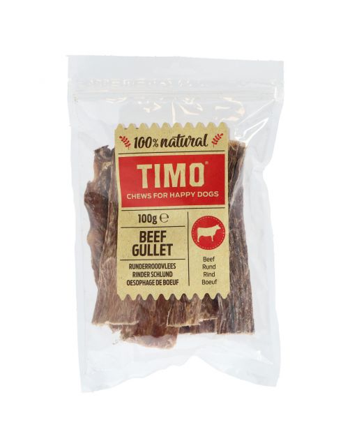 Timo Runderroodvlees - Hondensnacks - Rund 100 g Bruin