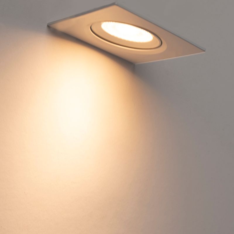 Set van 3 inbouwspots wit incl. LED 3-staps dimbaar - Miu