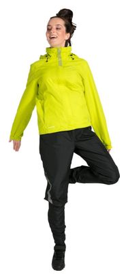 Veste Imperméable Vaude Luminum Jacket II Femme Fluo