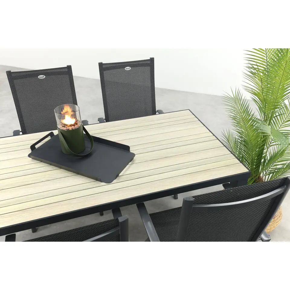 Hartman Napoli/Nola verstelbare tuinset 160x90 cm
