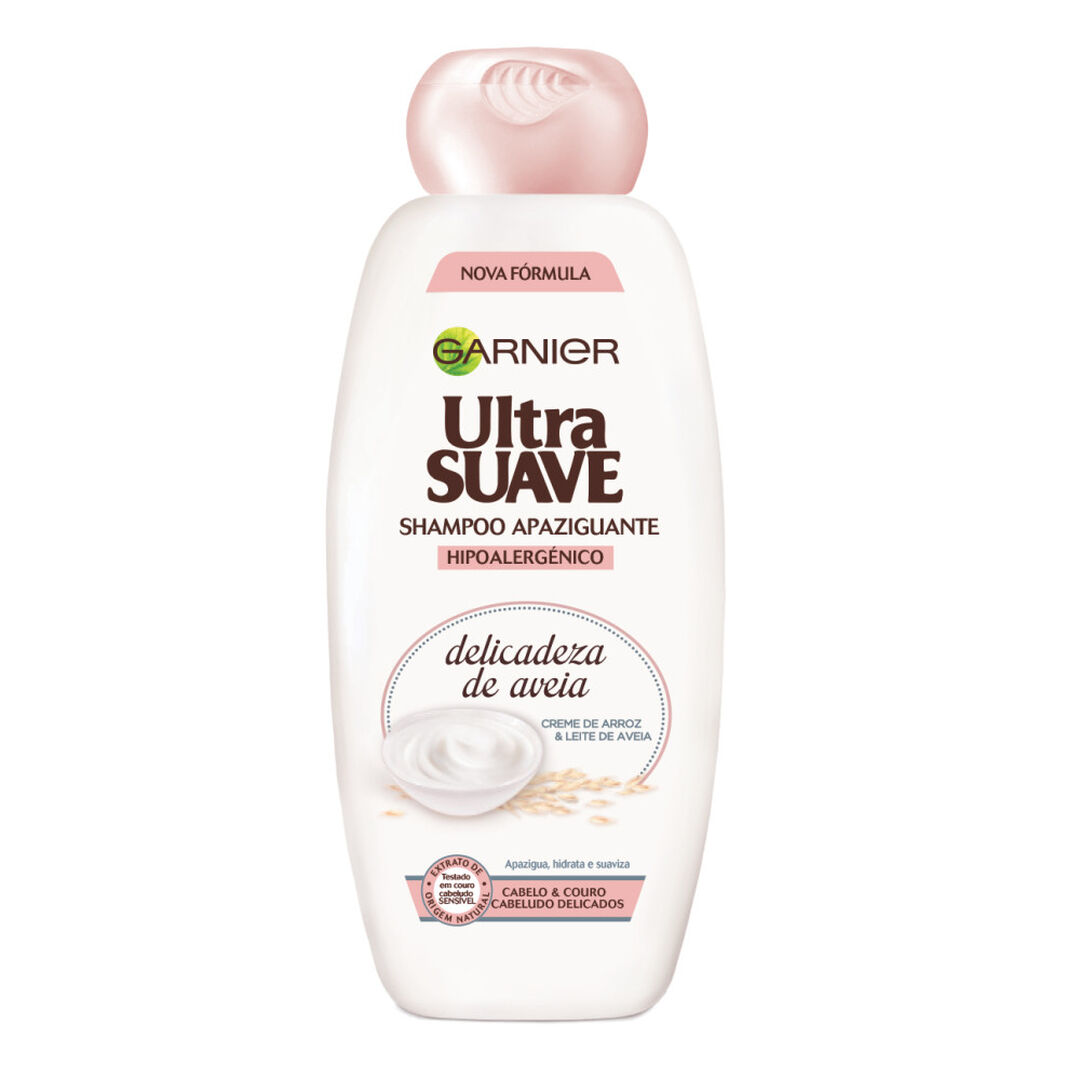 GARNIER  Ultra Suave - Champô Apaziguante delicadeza de aveia - 400ml