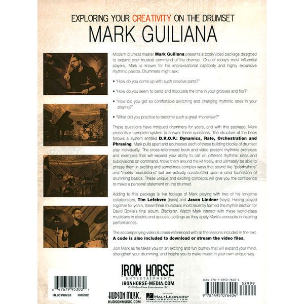 Hudson Music Mark Guiliana Exploring your