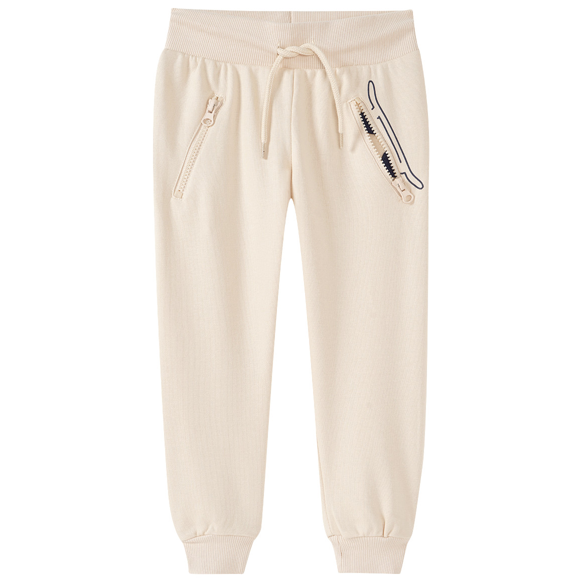 Topolino Jungen Jogginghose mit Skateboard-Print creme