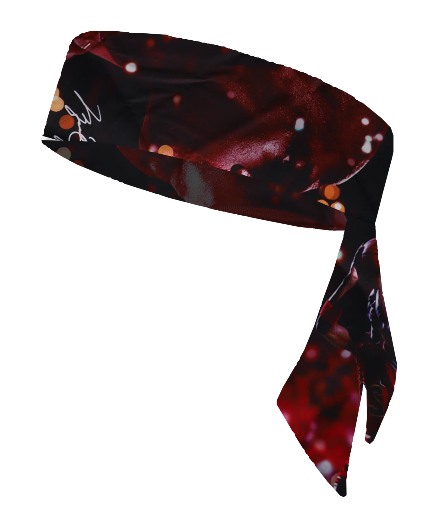 Jordan Bandana Stirnband Schwarz Rot Gold F926