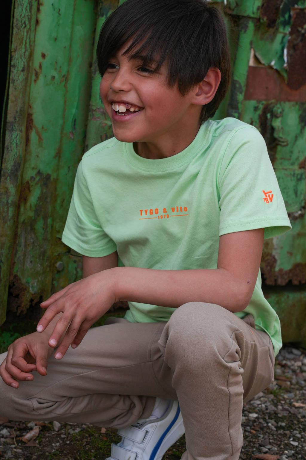 TYGO & vito t-shirt mintgroen