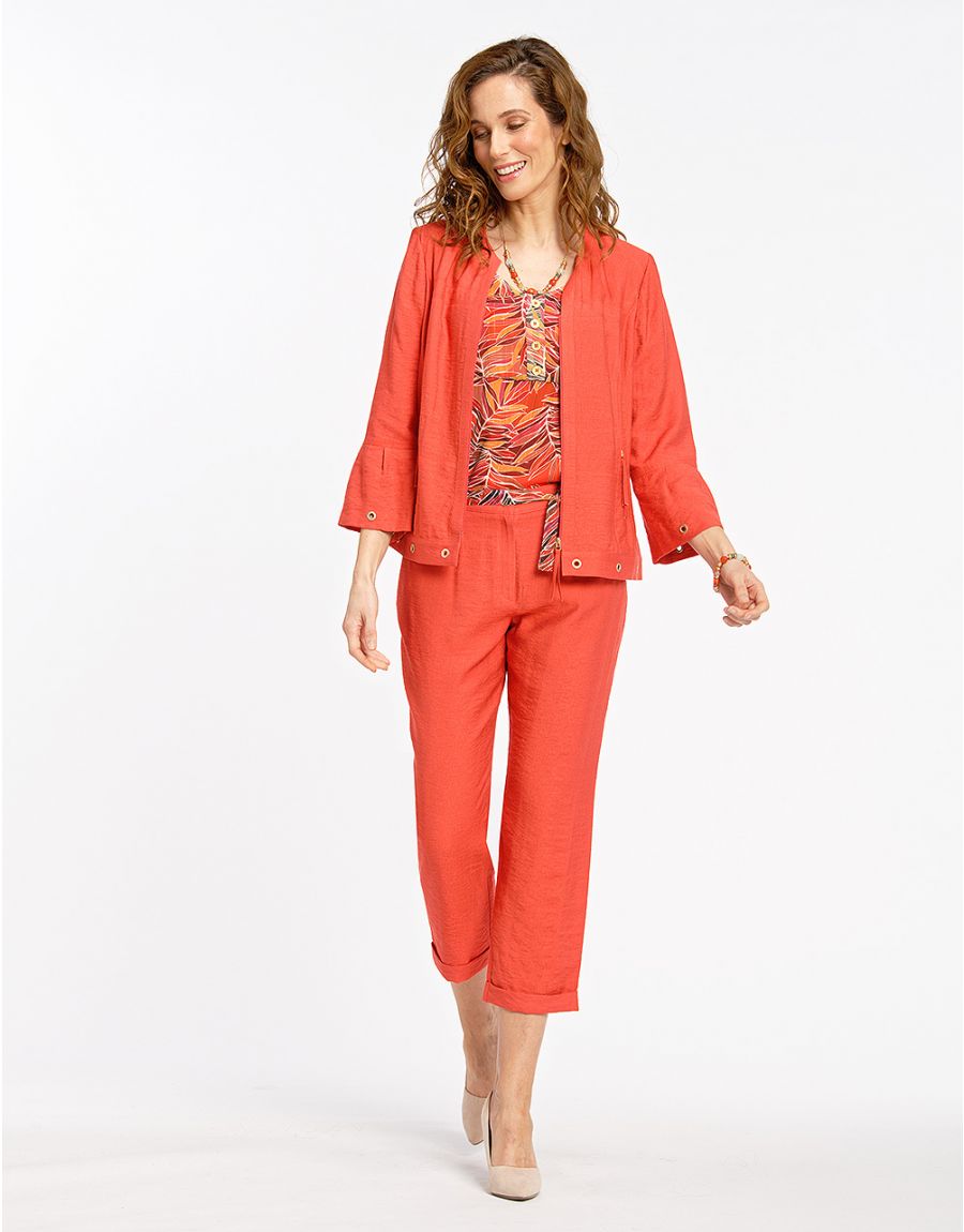 Pantacourt chic orange