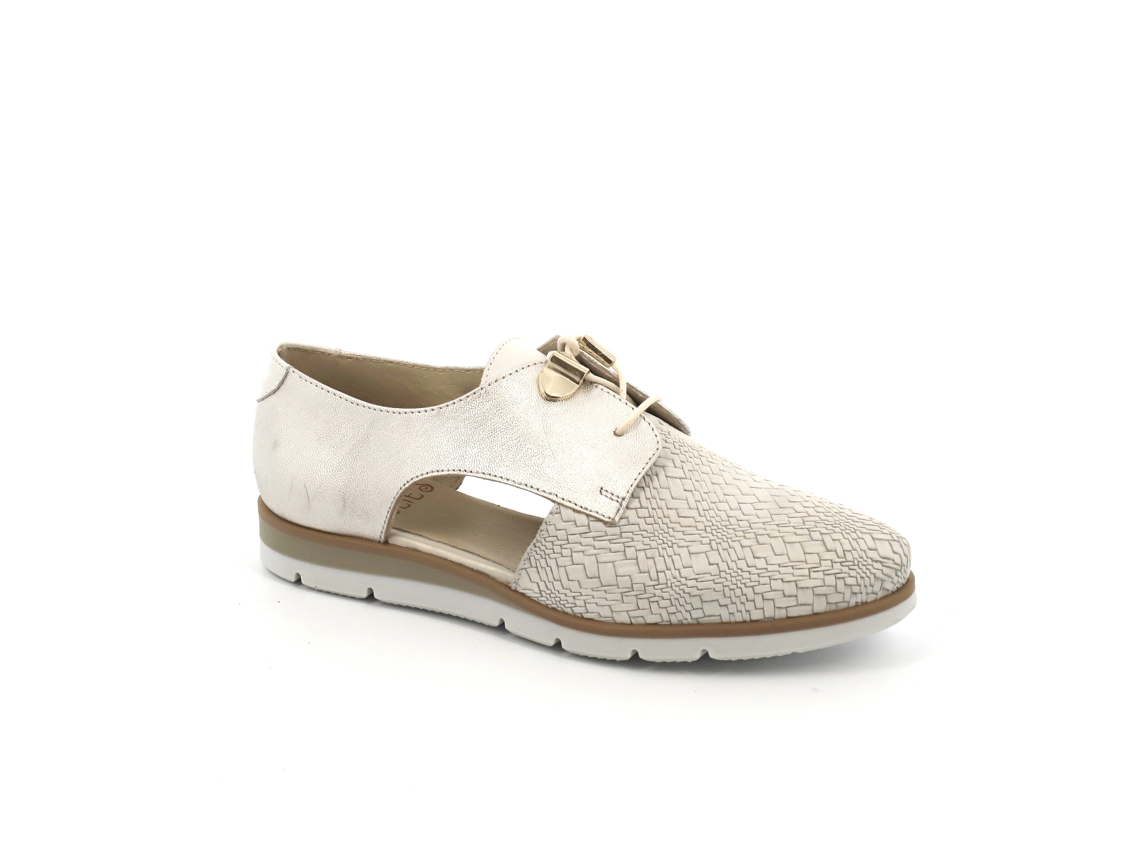 Cavargna shoes-BLANCA Cuir Platine