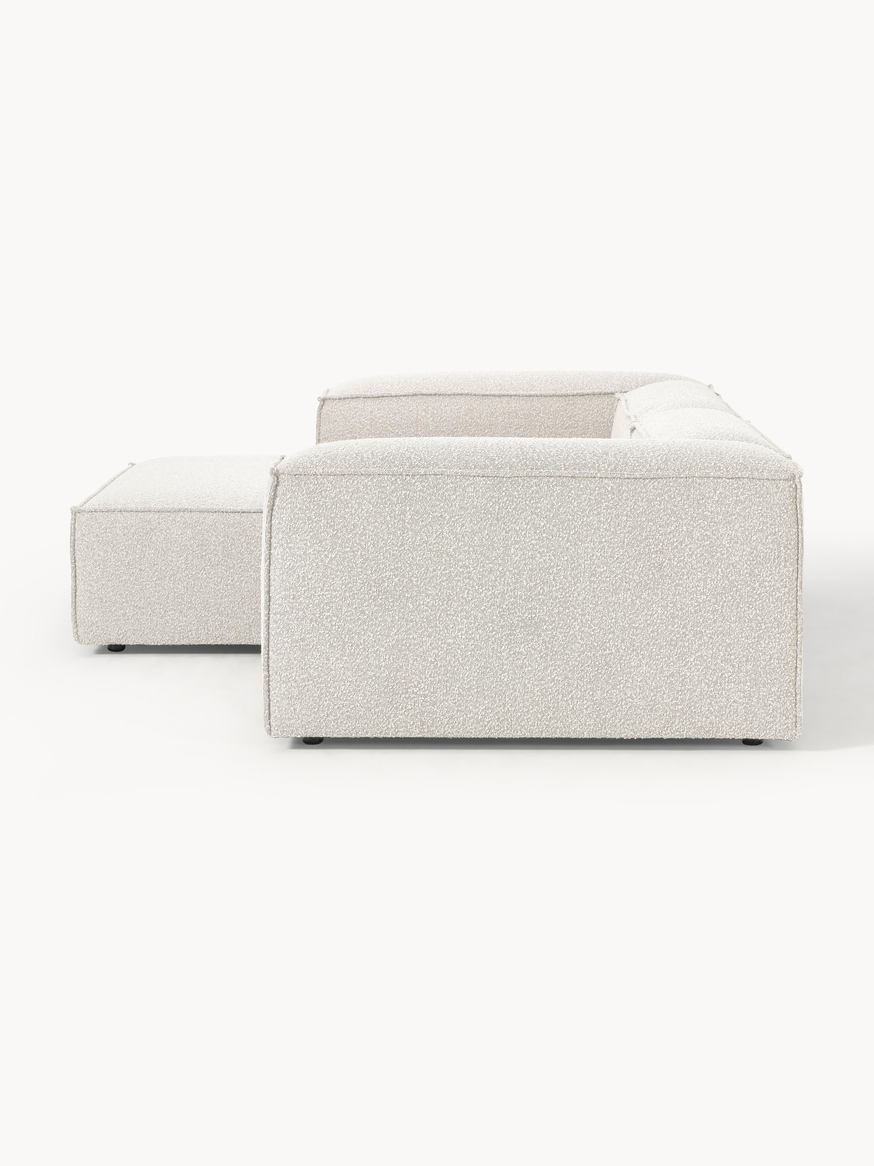 Bouclé modulaire hoekbank Lennon (2-zits)