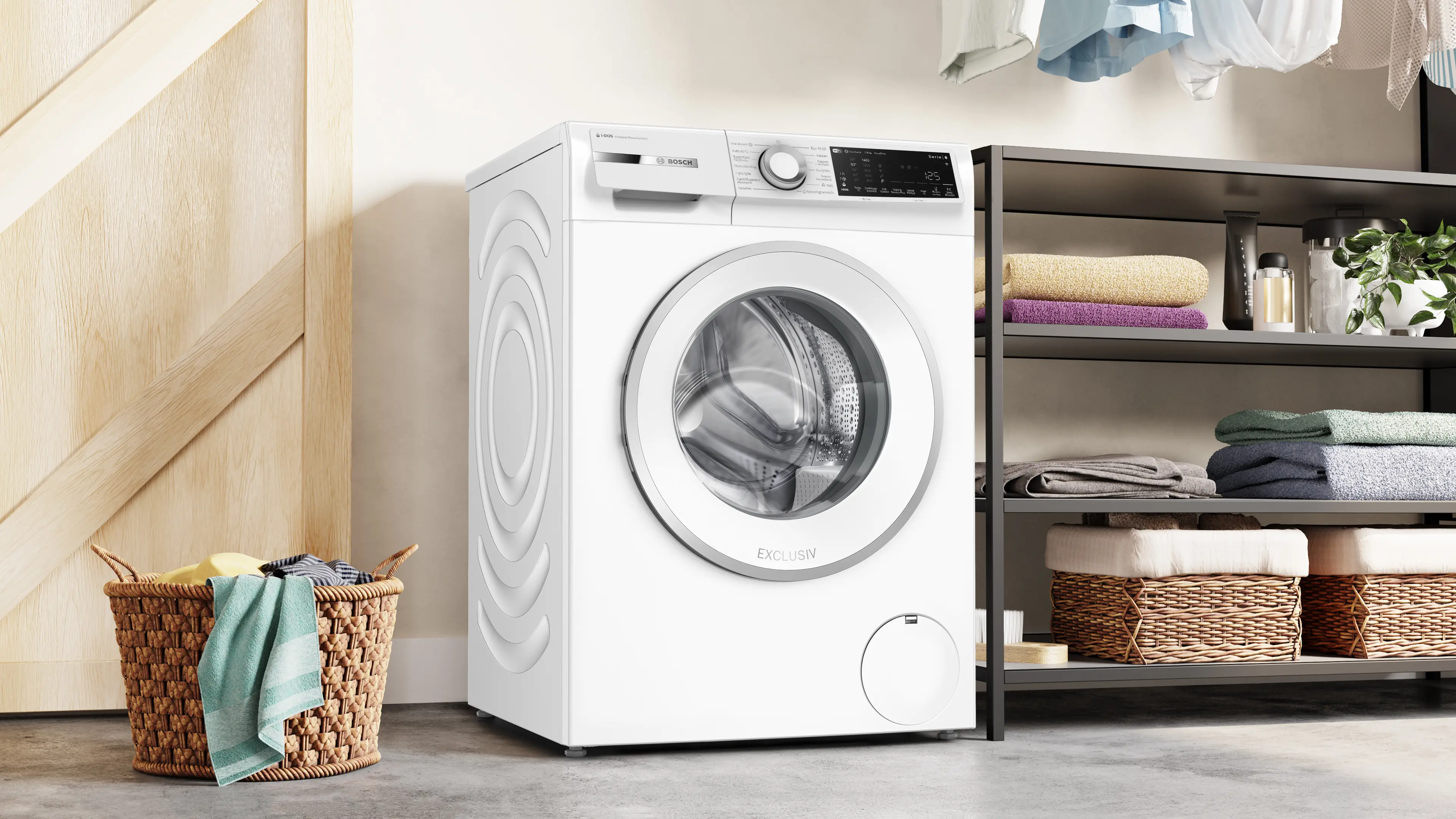 Serie 6 Wasmachine, voorlader 8 kg max. 1400 rpm