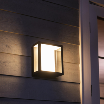 Philips Hue muurlamp Impress zwart - wit en gekleurd licht 16W - breed model