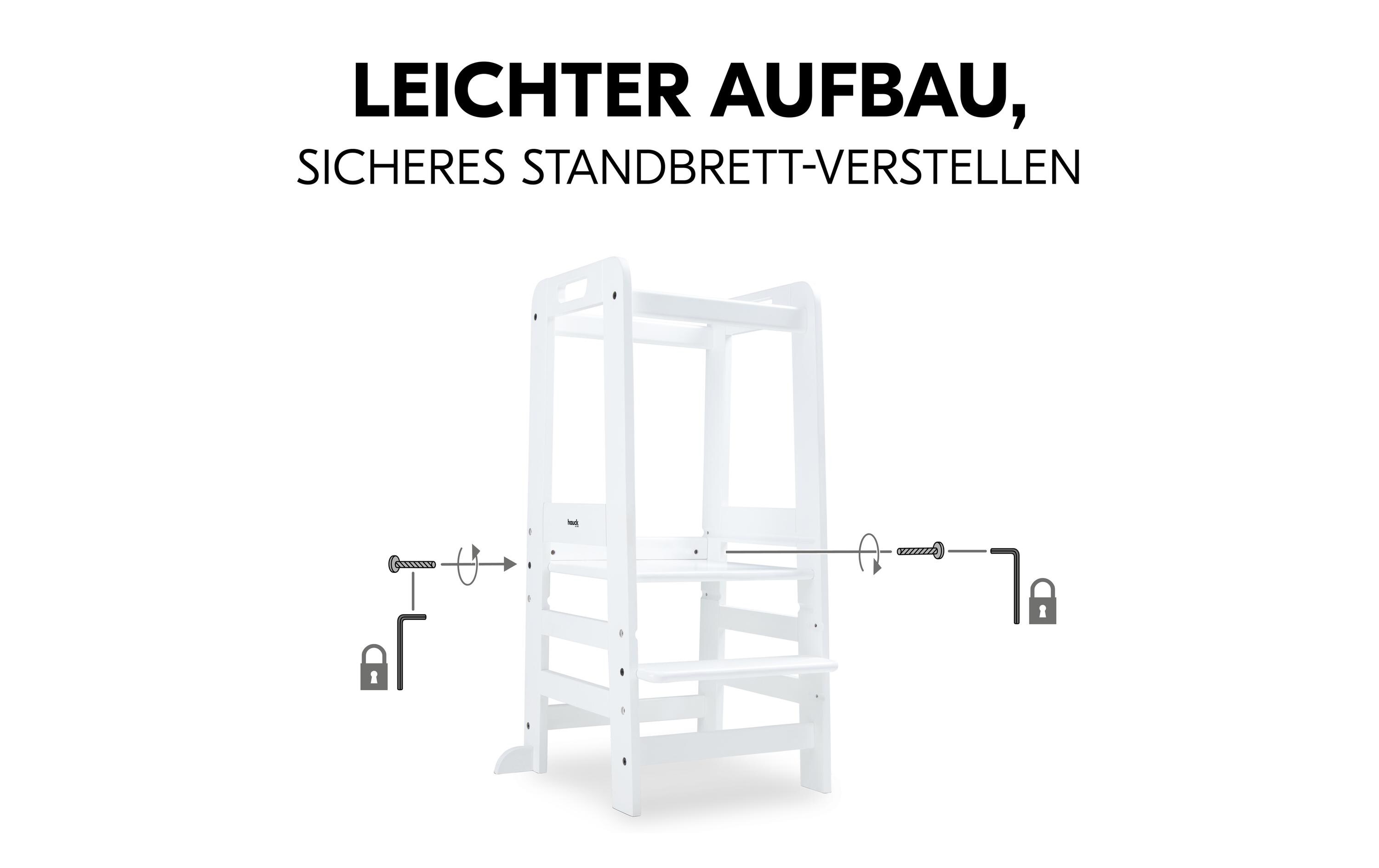 Learn N Explore weiss<br>Entdeckerturm für Kinder