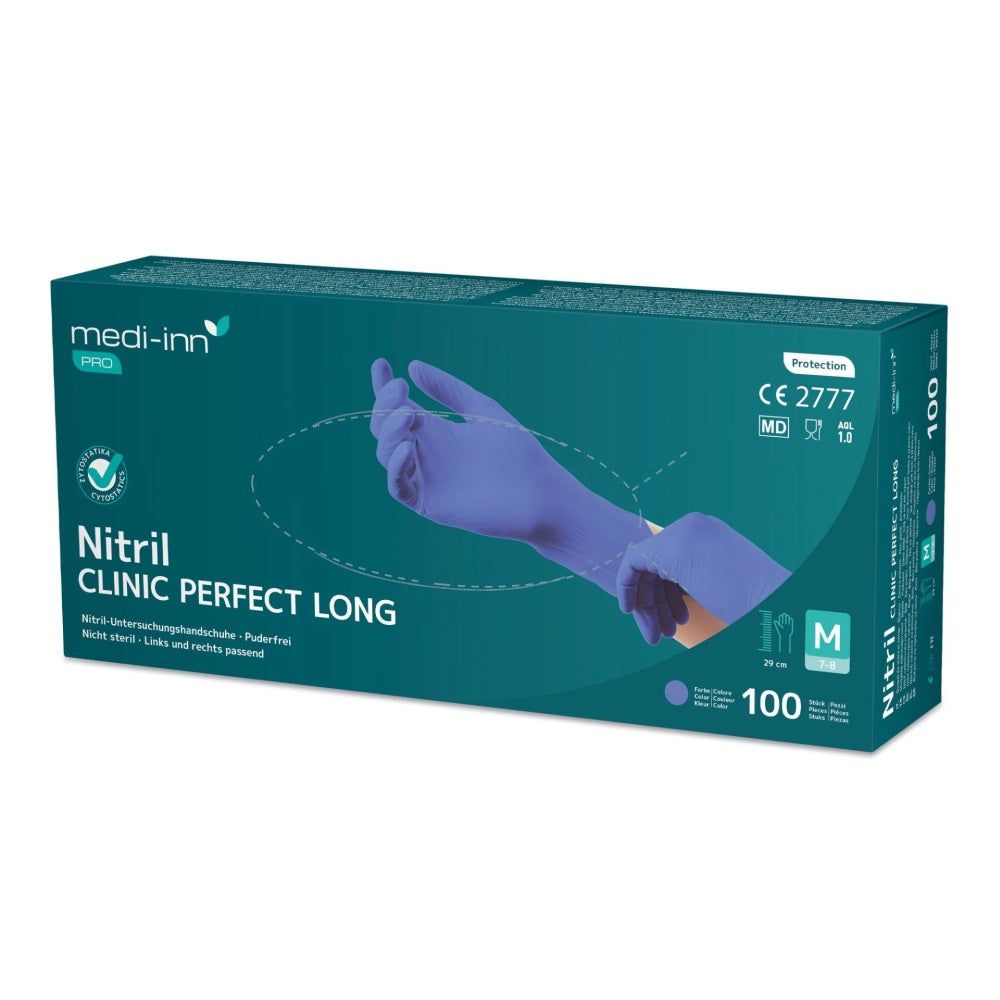 Medi-Inn Pro Nitril Clinic Perfect Long Einmalhandschuhe