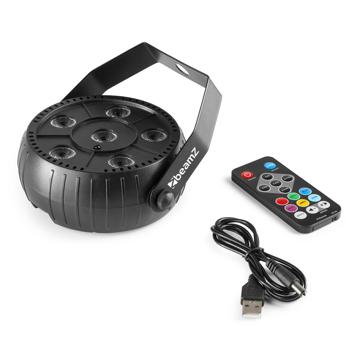 BeamZ PLP14 Battery Party Par 6X 1W UW