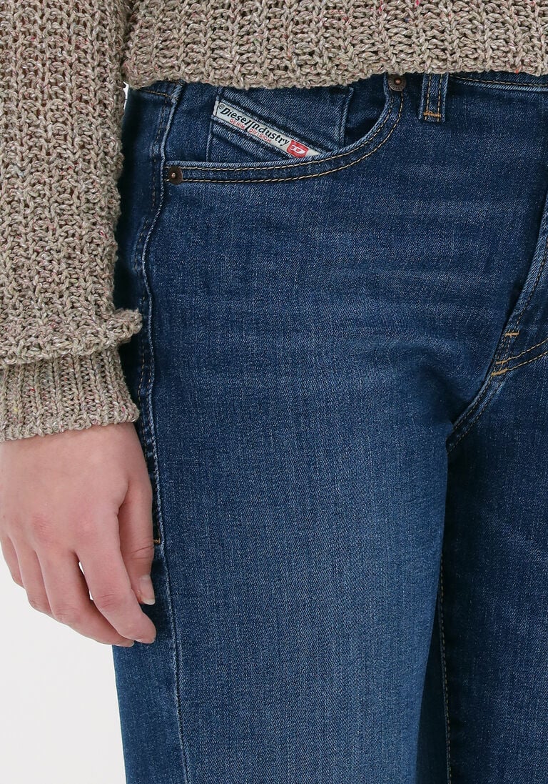 DIESEL donkerblauwe diesel straight leg jeans 2004 d-joy