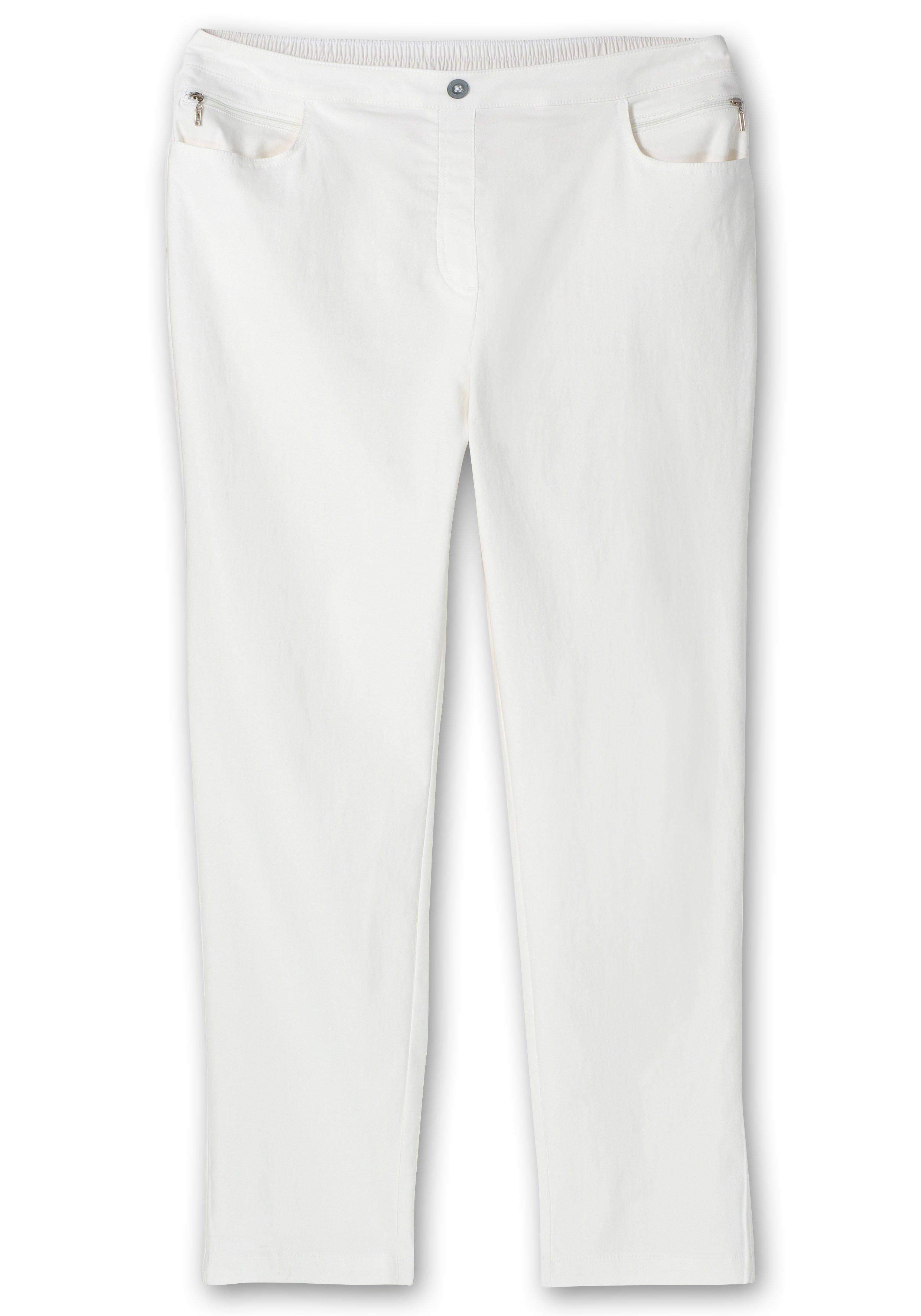 Gerade Bengalinhose mit schmalem Bein