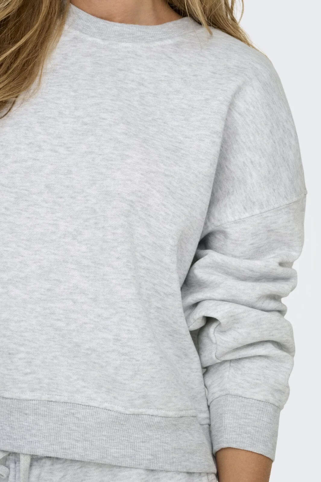 Only Onlbest L/S Crew Neck Swt 4748477 light grey melange