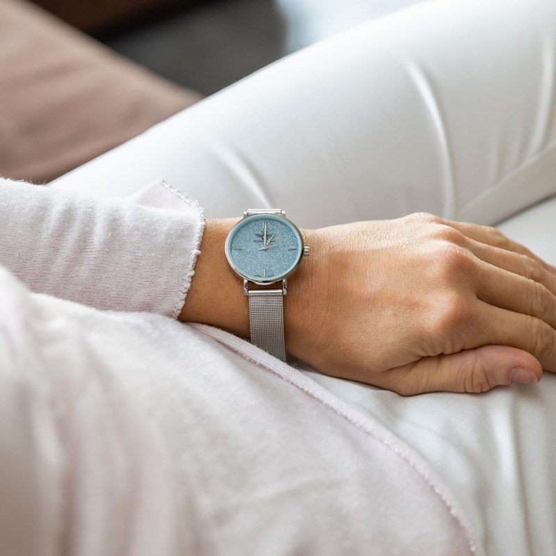 Montre Femme M. JOHN bracelet Acier Argenté