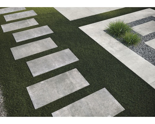 FLAIRSTONE porseleinen terrastegel Urban Gallery gerectificeerde rand 60 x 60 x 2 cm