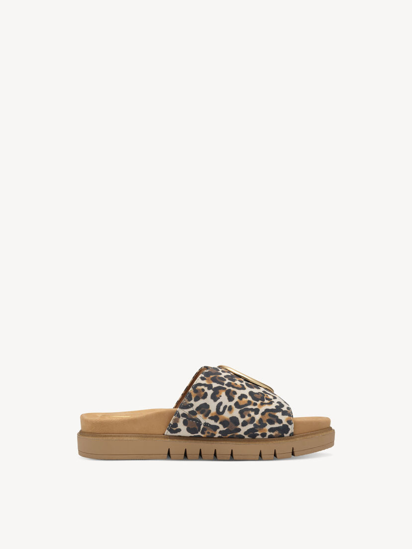 Leren Slipper - beige
