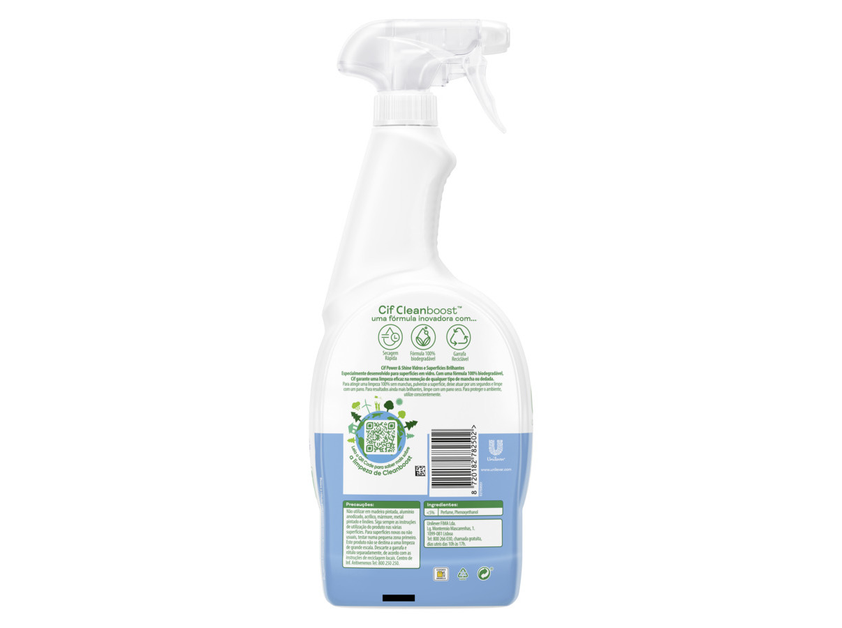 LIMPA VIDROS CIF SPRAY 750ML