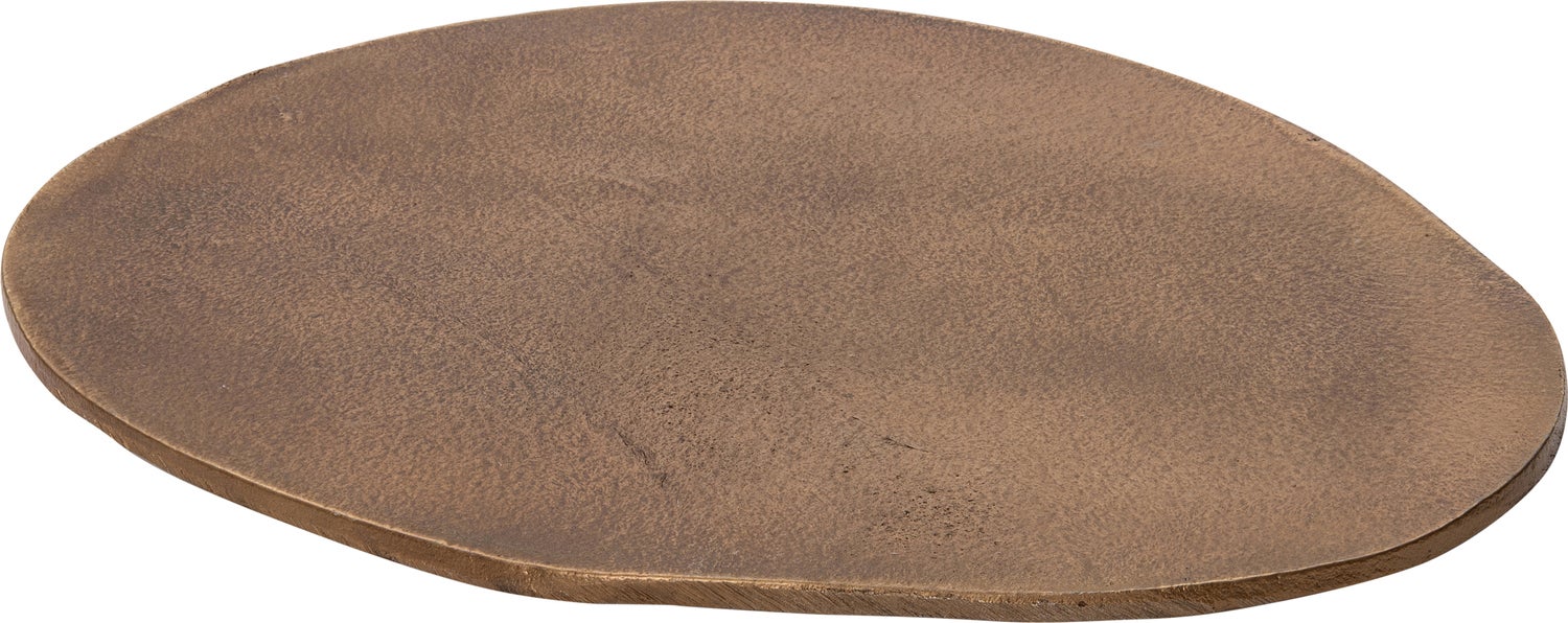 Intratuin dienblad Kiko goud D 27 H 18 cm