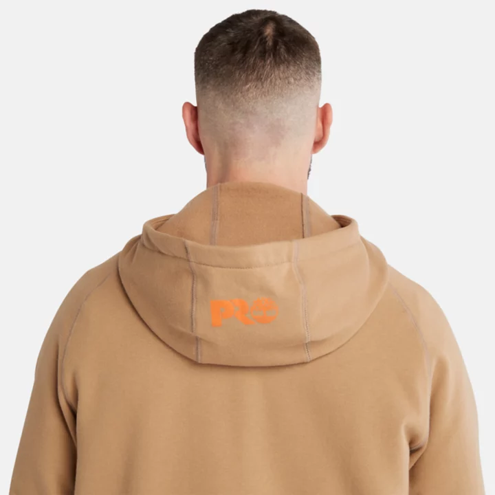 Moletom com capuz Timberland PRO Hood Honcho Sport para homens na cor amarela