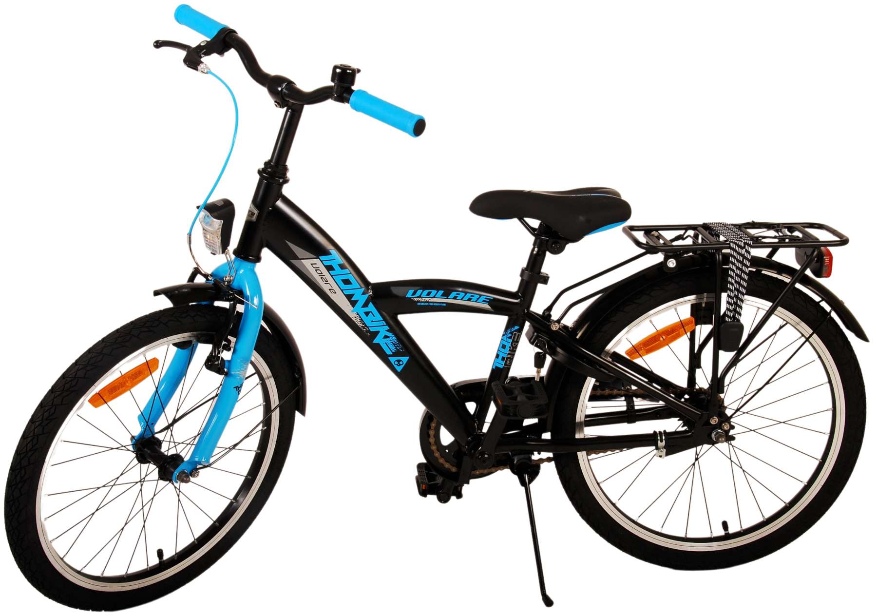 TPFSports Thombike Kinderfahrrad - Jungen - 20 Zoll - Rücktritt + Handbremsen - Schwarz/Grün