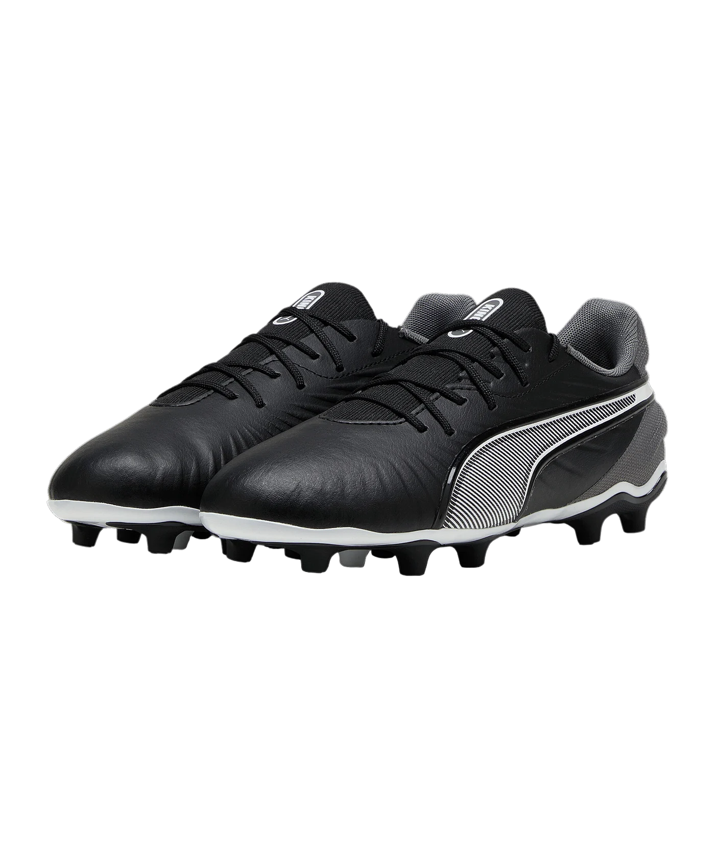PUMA KING Match FG/AG Eclipse Jr Kids Schwarz Weiss F01