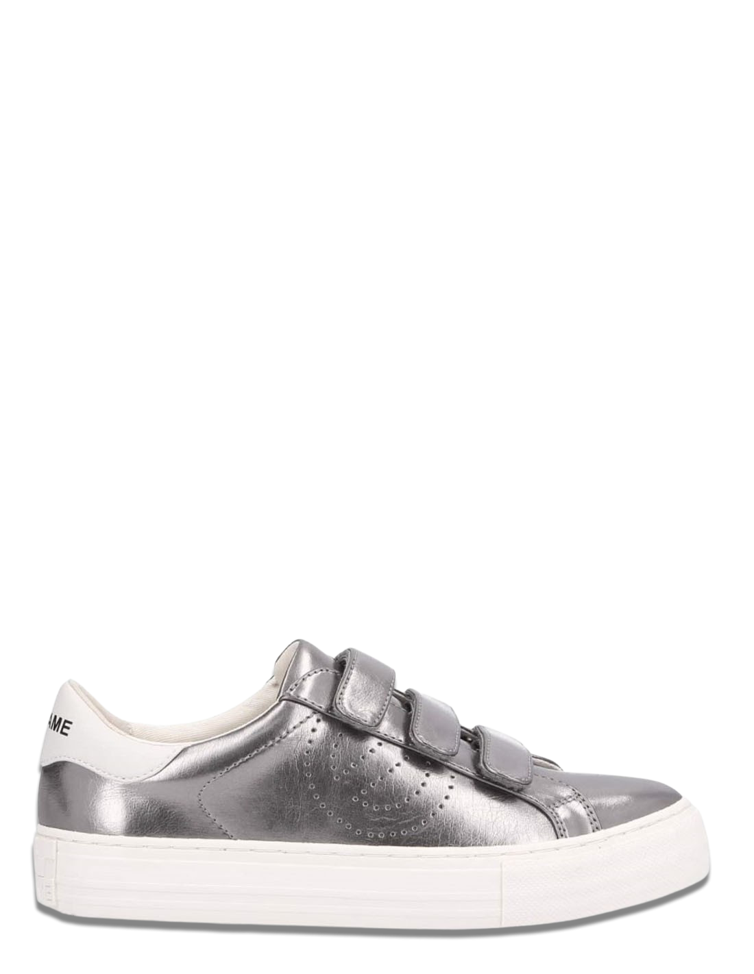 no name Baskets de ville femme arcade straps perfos grise