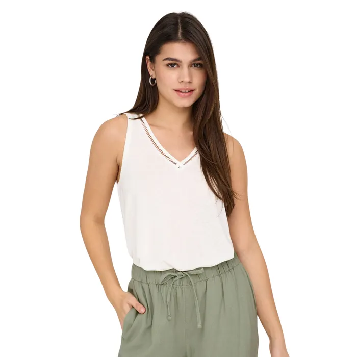 Only Penny V-Neck Top Dames
